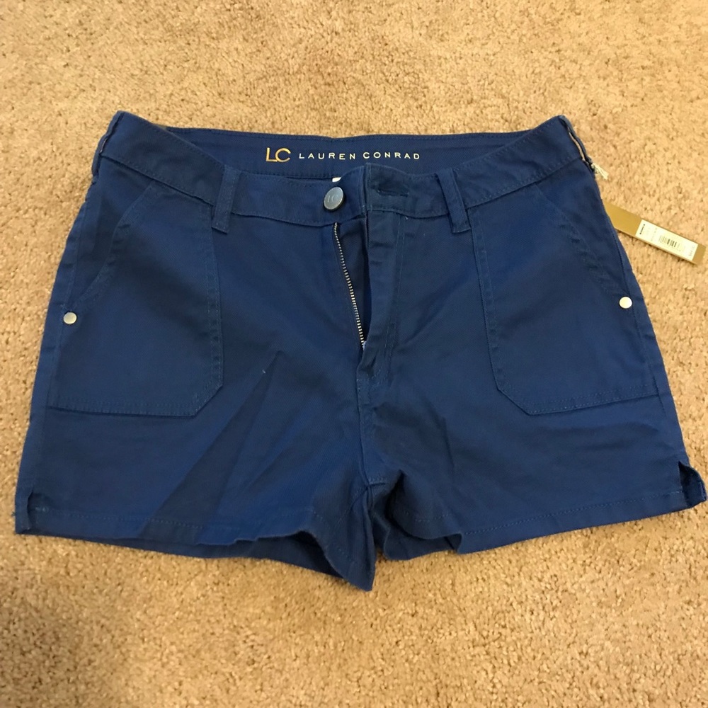 Lauren Conrad blue high waist shorts